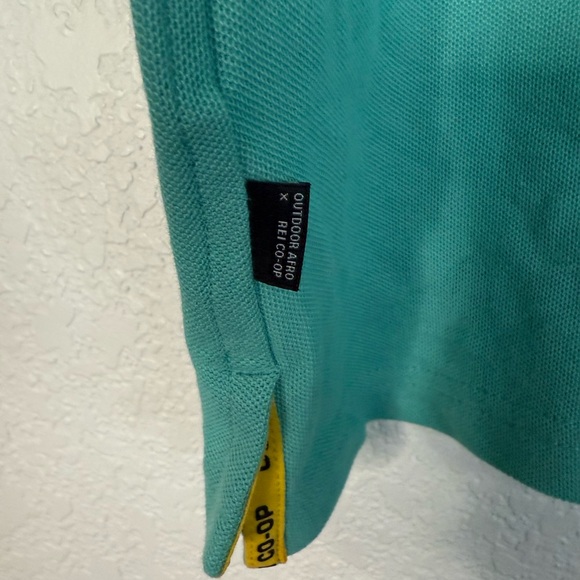REI Co-Op X  Outdoor Afro Sweat wicking organic cotton polo Gorpcore active - Picture 5 of 8
